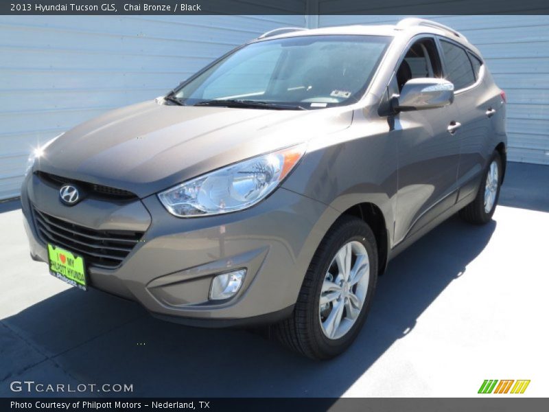 Chai Bronze / Black 2013 Hyundai Tucson GLS
