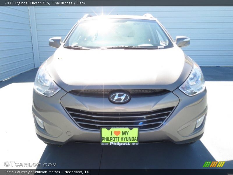 Chai Bronze / Black 2013 Hyundai Tucson GLS