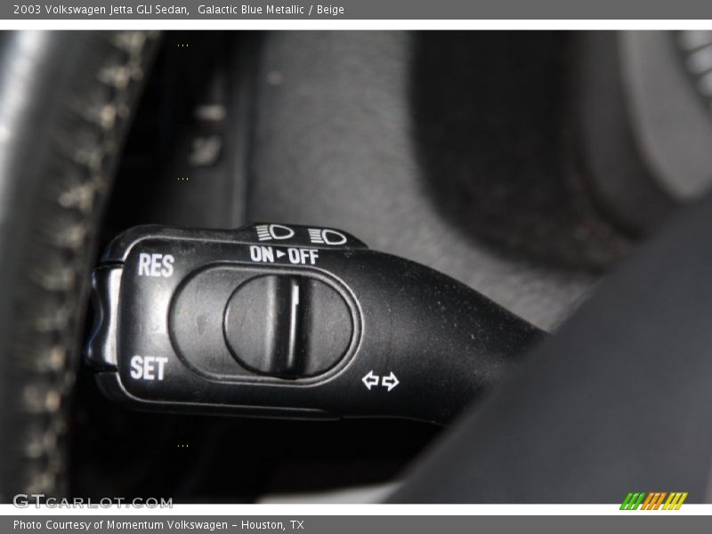 Galactic Blue Metallic / Beige 2003 Volkswagen Jetta GLI Sedan