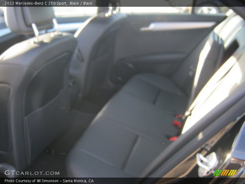 Black / Black 2013 Mercedes-Benz C 250 Sport