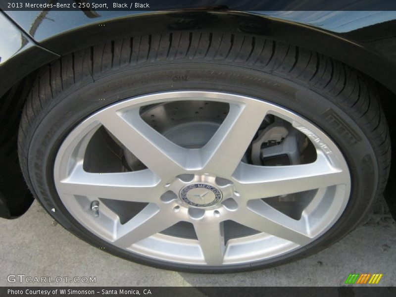 Black / Black 2013 Mercedes-Benz C 250 Sport