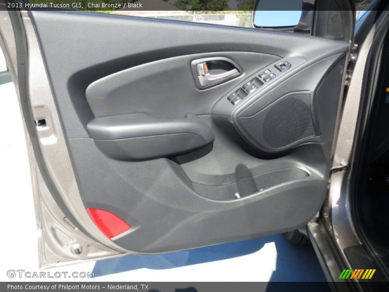 Chai Bronze / Black 2013 Hyundai Tucson GLS