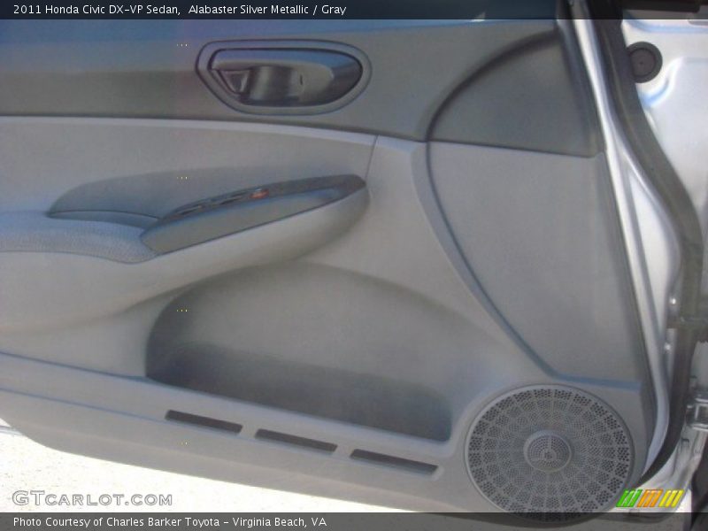 Alabaster Silver Metallic / Gray 2011 Honda Civic DX-VP Sedan
