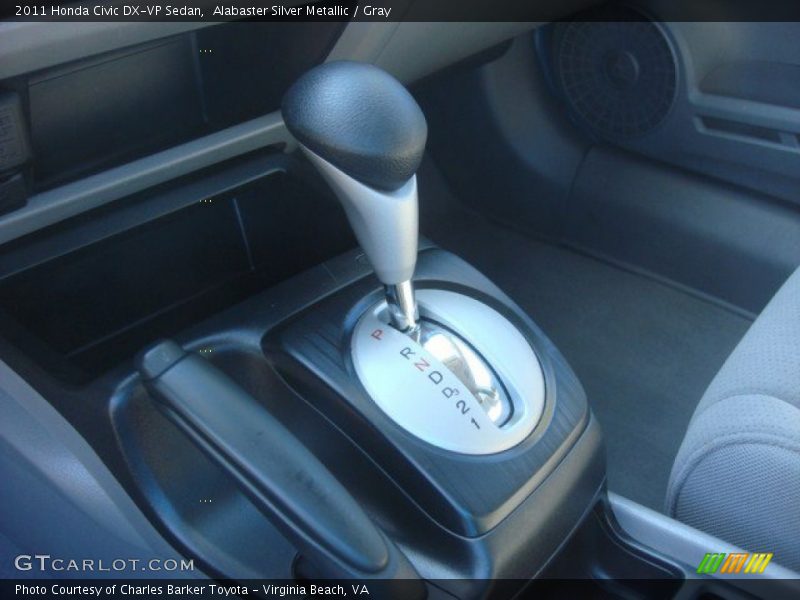 Alabaster Silver Metallic / Gray 2011 Honda Civic DX-VP Sedan