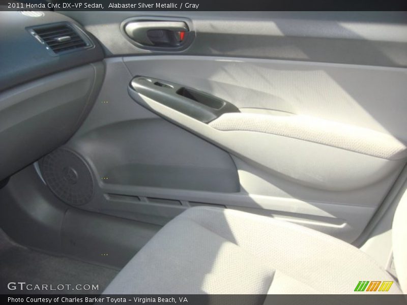Alabaster Silver Metallic / Gray 2011 Honda Civic DX-VP Sedan