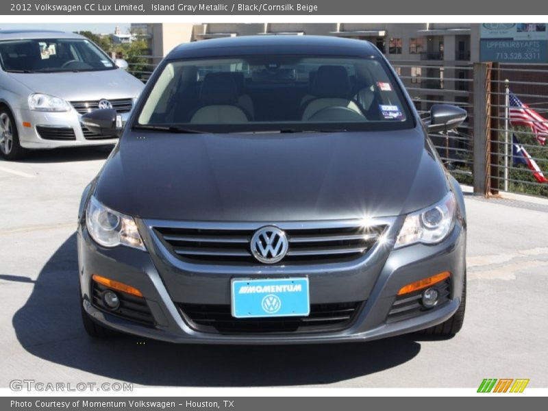 Island Gray Metallic / Black/Cornsilk Beige 2012 Volkswagen CC Lux Limited