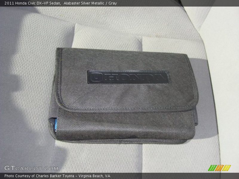 Alabaster Silver Metallic / Gray 2011 Honda Civic DX-VP Sedan