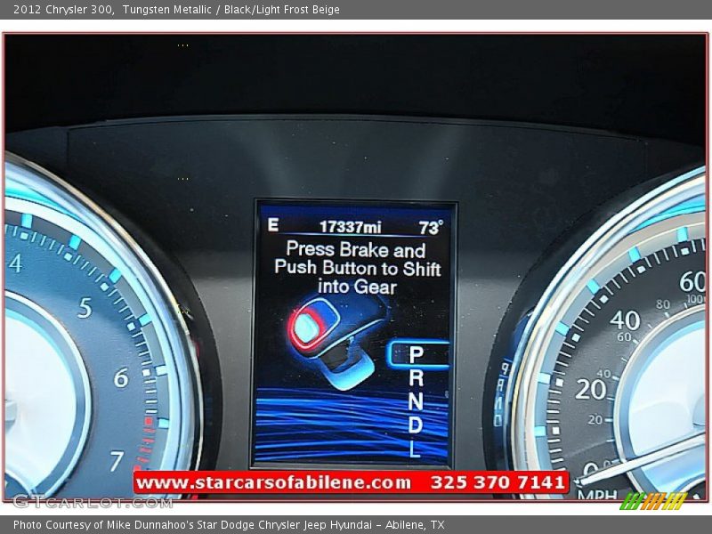 Tungsten Metallic / Black/Light Frost Beige 2012 Chrysler 300