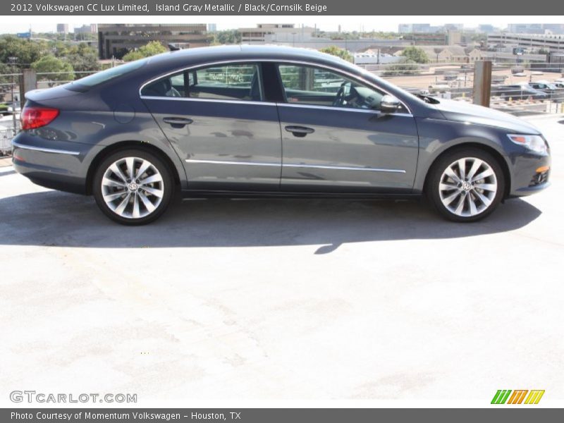 Island Gray Metallic / Black/Cornsilk Beige 2012 Volkswagen CC Lux Limited