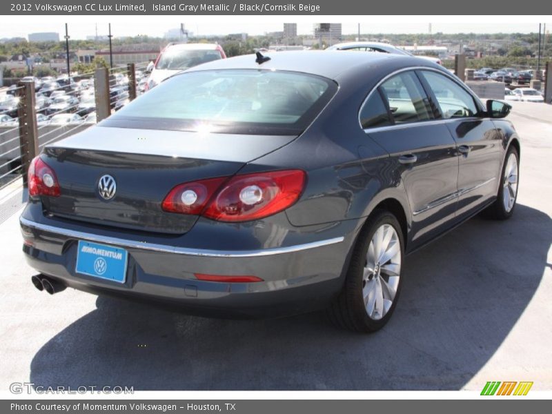 Island Gray Metallic / Black/Cornsilk Beige 2012 Volkswagen CC Lux Limited