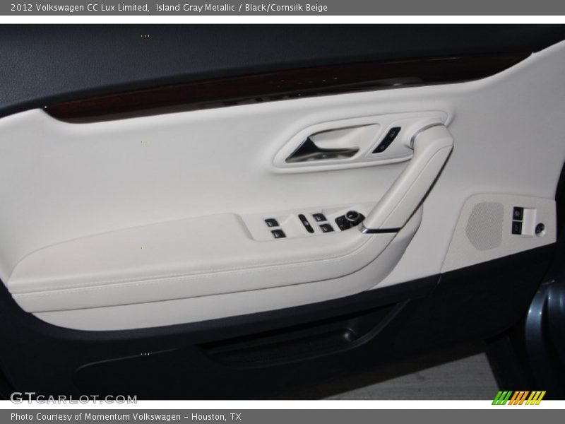 Island Gray Metallic / Black/Cornsilk Beige 2012 Volkswagen CC Lux Limited