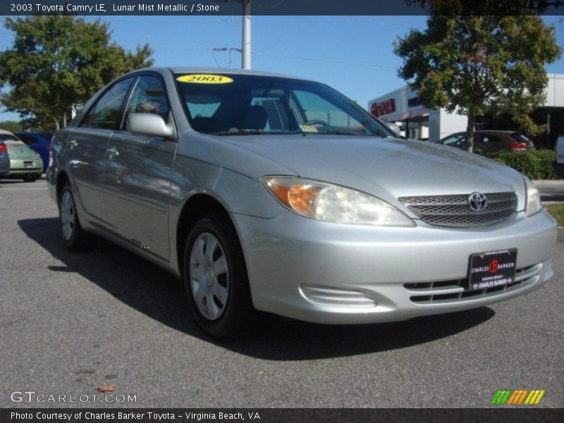 Lunar Mist Metallic / Stone 2003 Toyota Camry LE