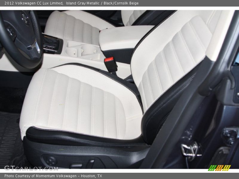 Island Gray Metallic / Black/Cornsilk Beige 2012 Volkswagen CC Lux Limited