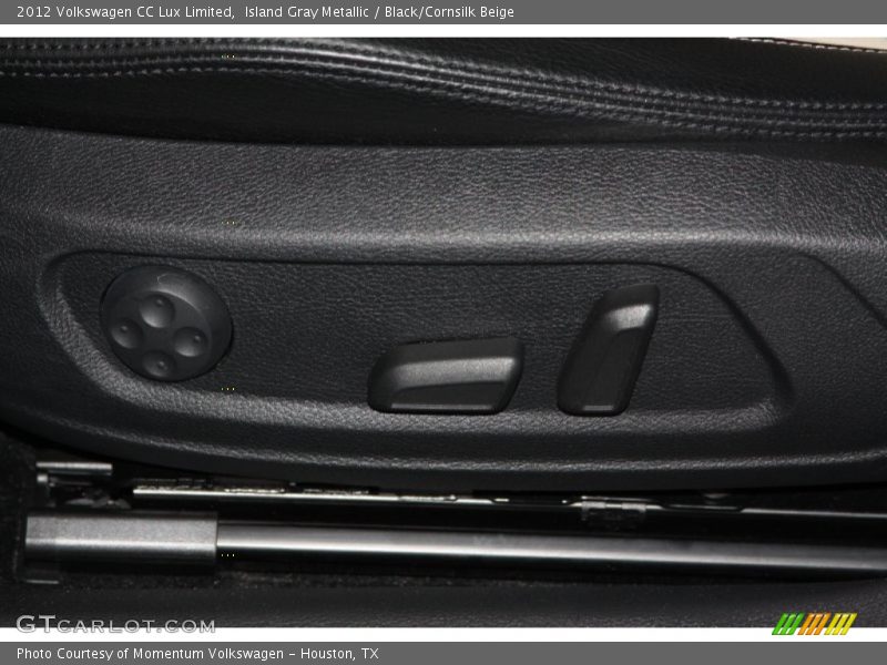 Island Gray Metallic / Black/Cornsilk Beige 2012 Volkswagen CC Lux Limited