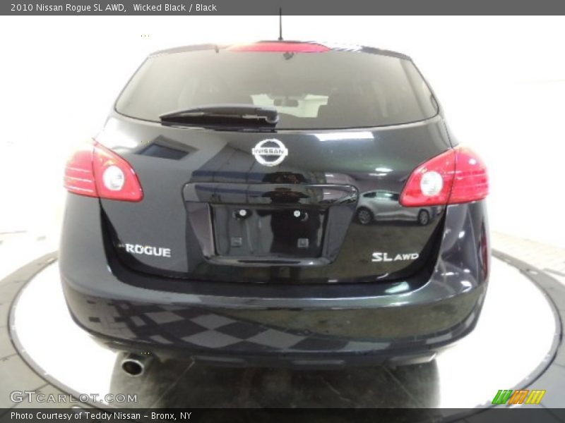 Wicked Black / Black 2010 Nissan Rogue SL AWD