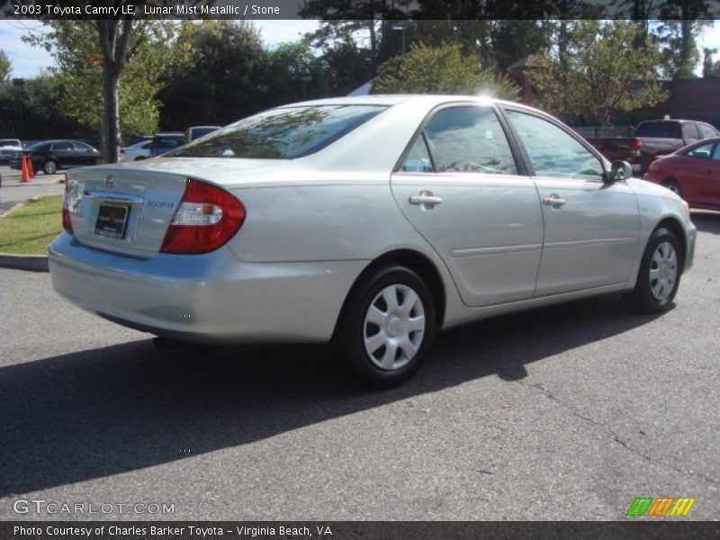 Lunar Mist Metallic / Stone 2003 Toyota Camry LE
