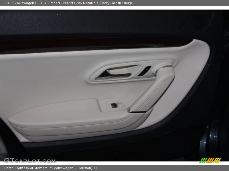Island Gray Metallic / Black/Cornsilk Beige 2012 Volkswagen CC Lux Limited
