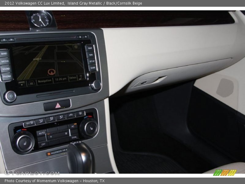 Island Gray Metallic / Black/Cornsilk Beige 2012 Volkswagen CC Lux Limited