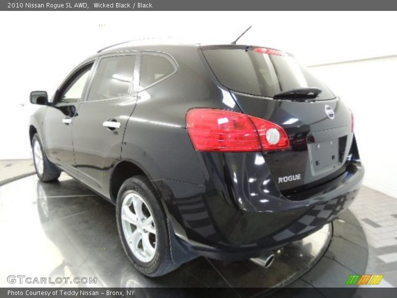 Wicked Black / Black 2010 Nissan Rogue SL AWD