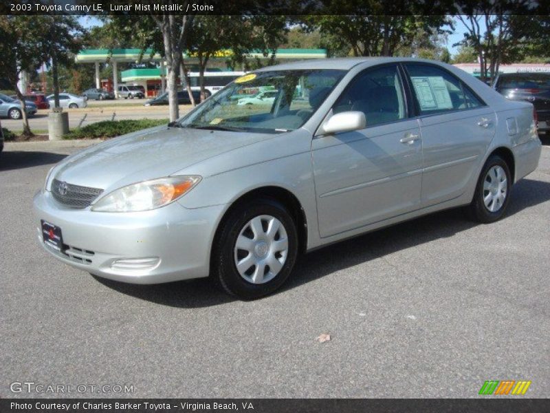 Lunar Mist Metallic / Stone 2003 Toyota Camry LE