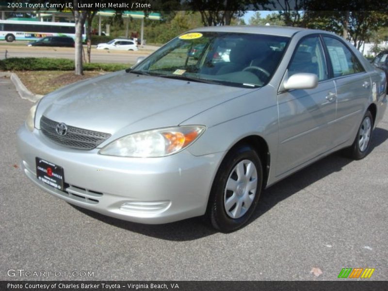 Lunar Mist Metallic / Stone 2003 Toyota Camry LE