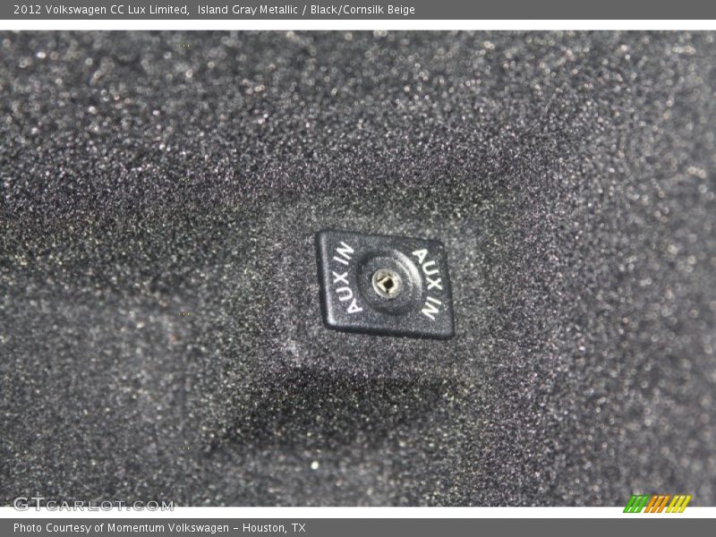 Island Gray Metallic / Black/Cornsilk Beige 2012 Volkswagen CC Lux Limited