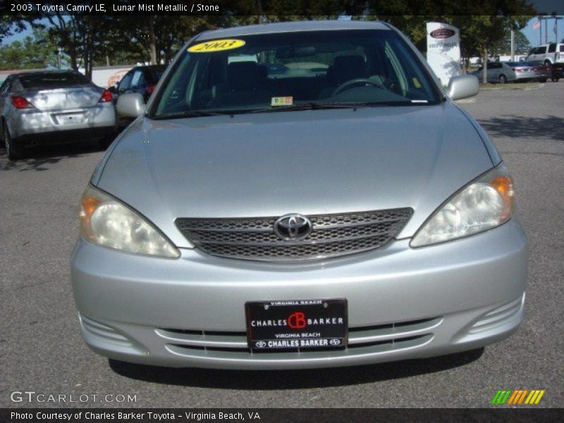 Lunar Mist Metallic / Stone 2003 Toyota Camry LE