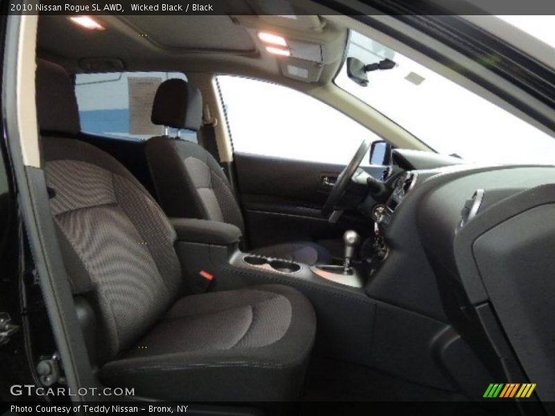 Wicked Black / Black 2010 Nissan Rogue SL AWD