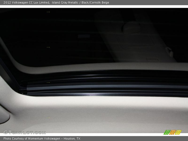 Island Gray Metallic / Black/Cornsilk Beige 2012 Volkswagen CC Lux Limited
