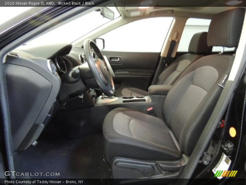 Wicked Black / Black 2010 Nissan Rogue SL AWD