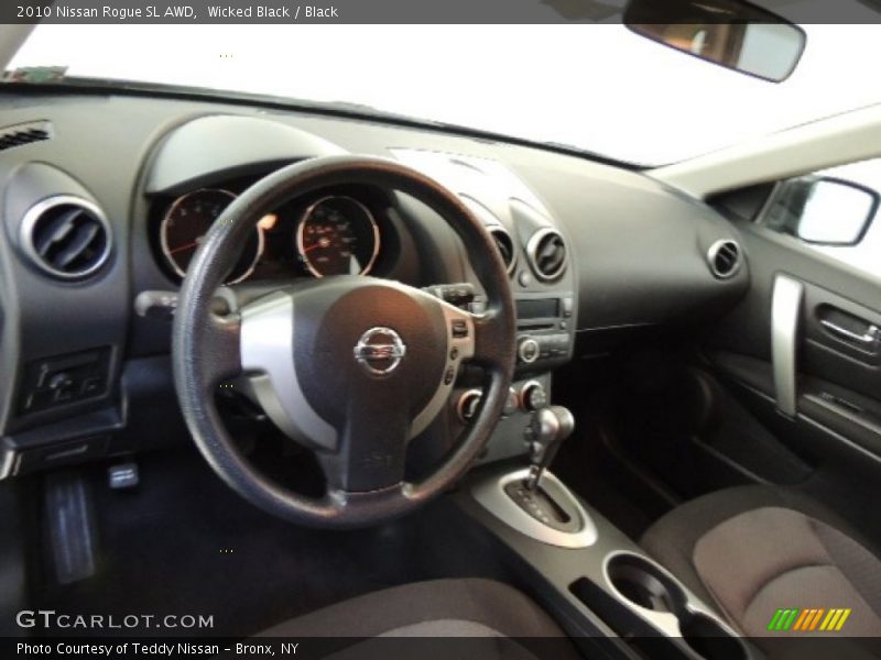 Wicked Black / Black 2010 Nissan Rogue SL AWD