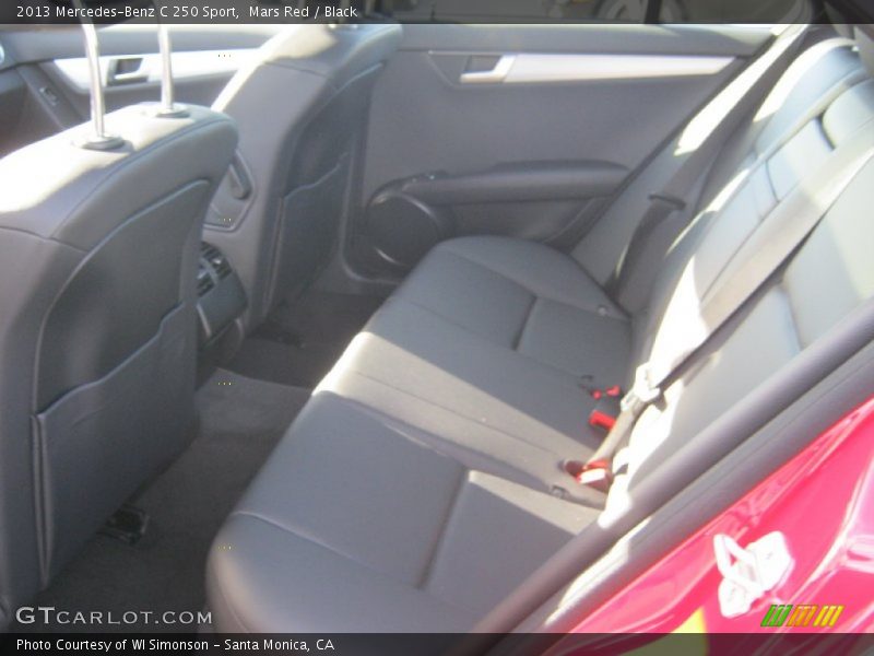 Mars Red / Black 2013 Mercedes-Benz C 250 Sport