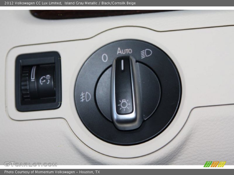 Island Gray Metallic / Black/Cornsilk Beige 2012 Volkswagen CC Lux Limited