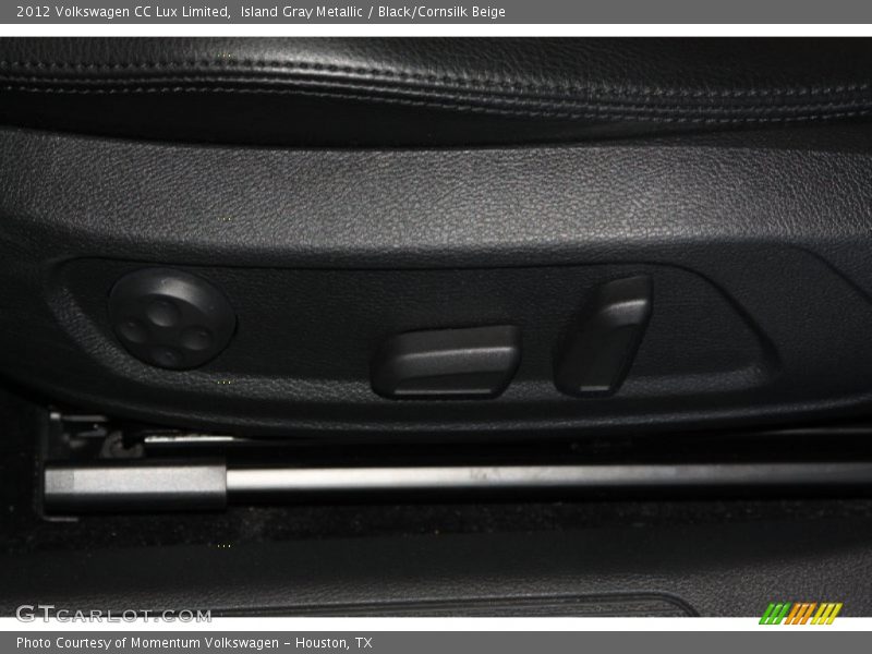 Island Gray Metallic / Black/Cornsilk Beige 2012 Volkswagen CC Lux Limited