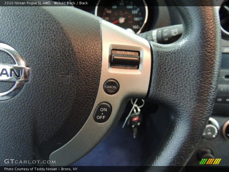Wicked Black / Black 2010 Nissan Rogue SL AWD
