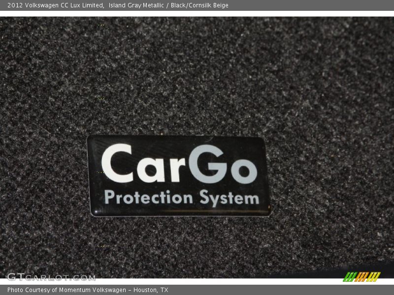 Island Gray Metallic / Black/Cornsilk Beige 2012 Volkswagen CC Lux Limited