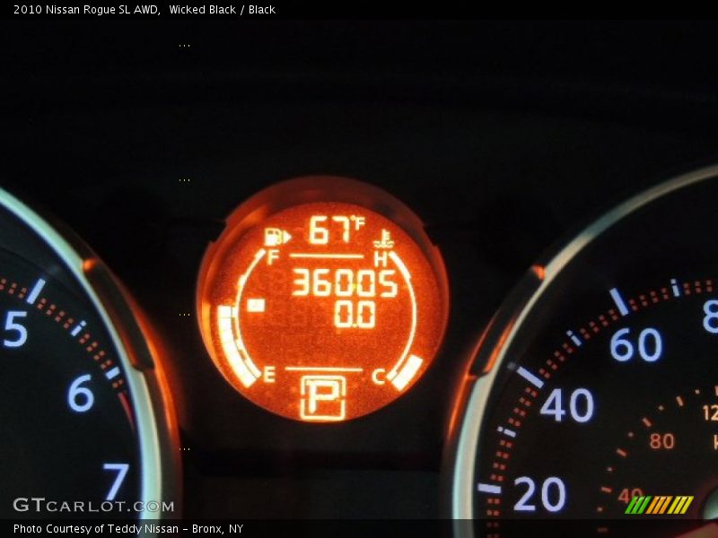 Wicked Black / Black 2010 Nissan Rogue SL AWD