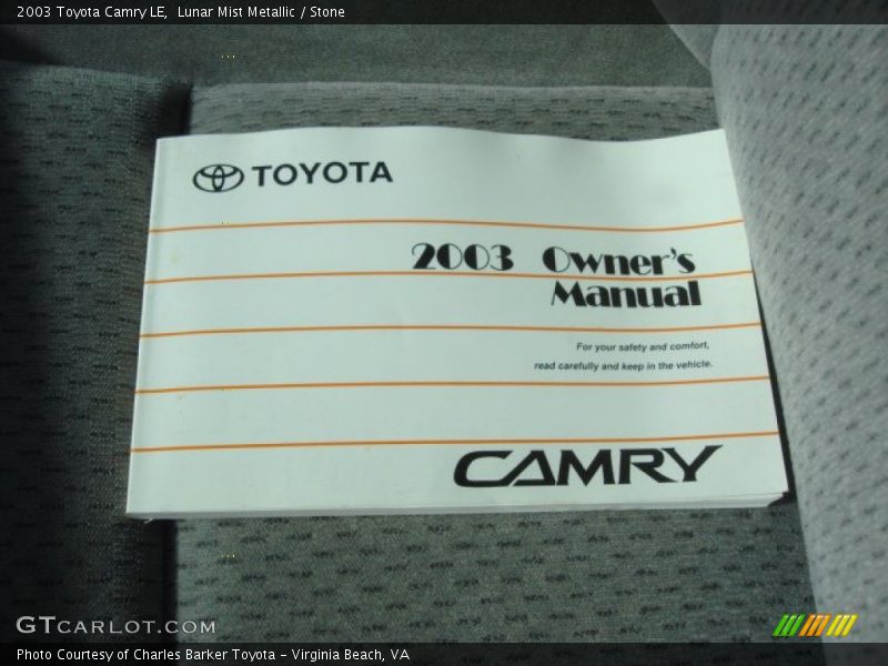 Lunar Mist Metallic / Stone 2003 Toyota Camry LE