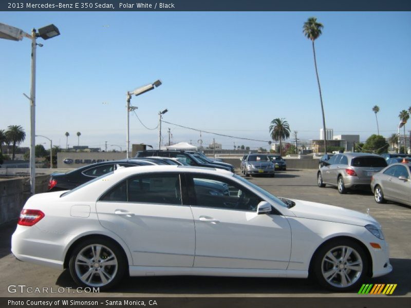 Polar White / Black 2013 Mercedes-Benz E 350 Sedan