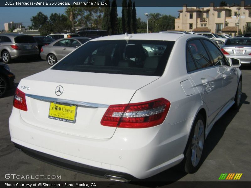 Polar White / Black 2013 Mercedes-Benz E 350 Sedan