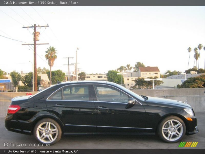 Black / Black 2013 Mercedes-Benz E 350 Sedan