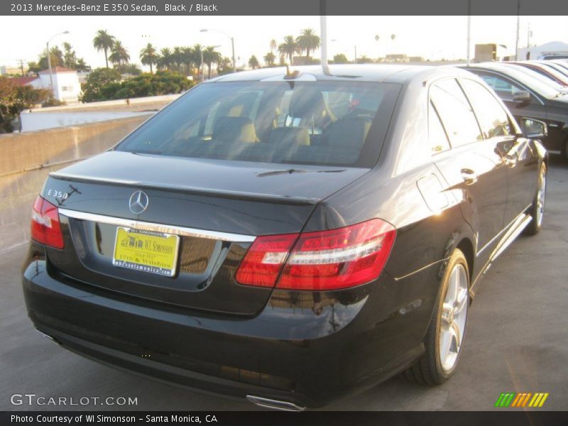 Black / Black 2013 Mercedes-Benz E 350 Sedan
