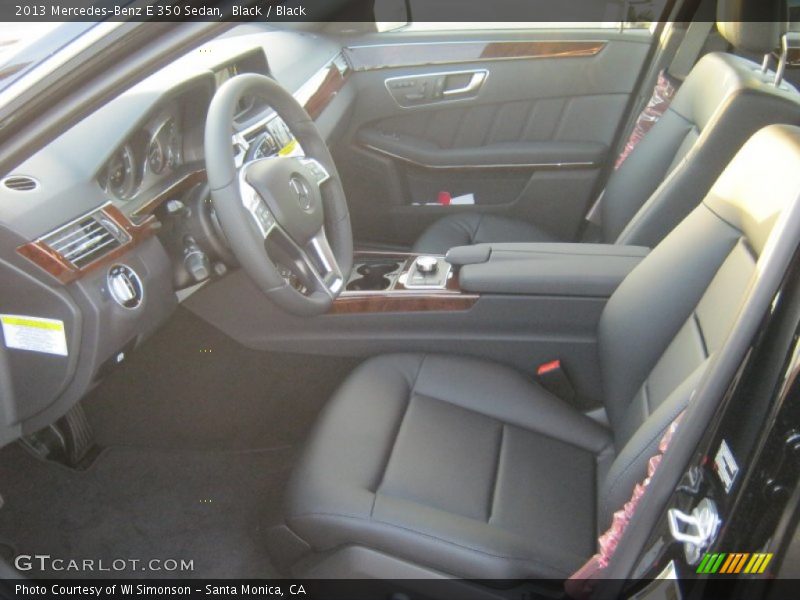 Black / Black 2013 Mercedes-Benz E 350 Sedan