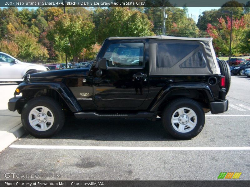Black / Dark Slate Gray/Medium Slate Gray 2007 Jeep Wrangler Sahara 4x4