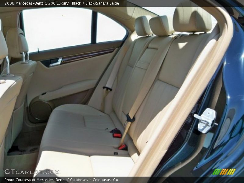 Black / Black/Sahara Beige 2008 Mercedes-Benz C 300 Luxury