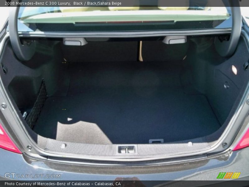 Black / Black/Sahara Beige 2008 Mercedes-Benz C 300 Luxury