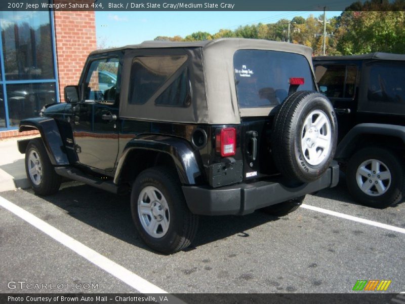 Black / Dark Slate Gray/Medium Slate Gray 2007 Jeep Wrangler Sahara 4x4
