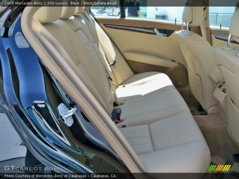 Black / Black/Sahara Beige 2008 Mercedes-Benz C 300 Luxury