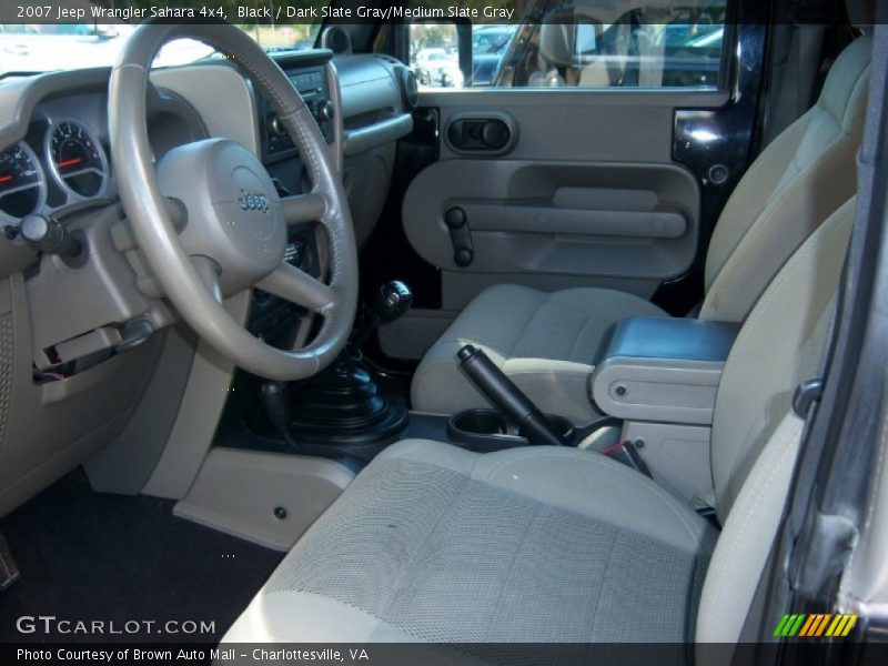 Black / Dark Slate Gray/Medium Slate Gray 2007 Jeep Wrangler Sahara 4x4