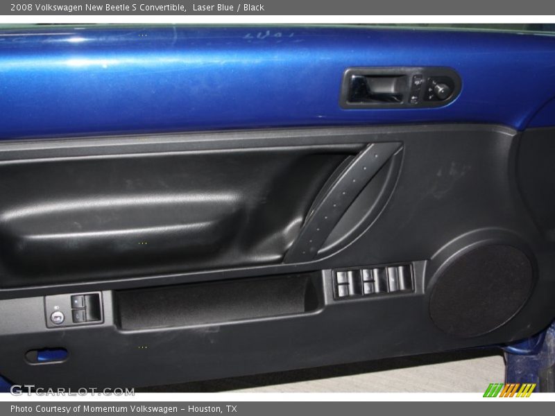 Laser Blue / Black 2008 Volkswagen New Beetle S Convertible
